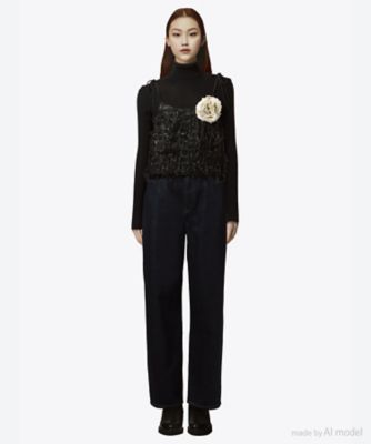 sheer fringe top 6S／03665 | leur logette