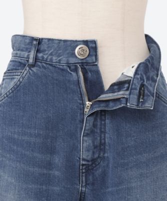 12oz denimhalf pants （with bijou