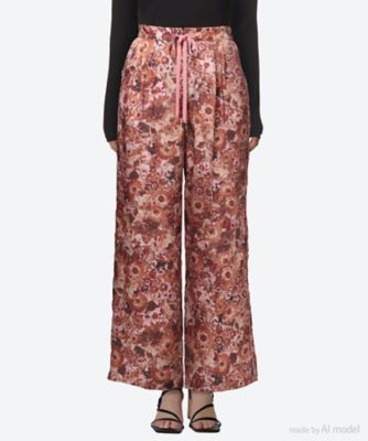 ＜leur logette (Women)＞ｂｌｏｓｓｏｍ　ｇａｒｄｅｎ　ｃｕｐｒｏ　ｐｒｉｎｔ　０５４３１