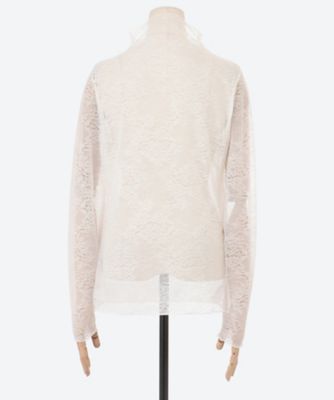 ルールロジェット leur legette レースアイボリー ブラウス サイズ1 stretch lace top 6S／10204 | leur logette