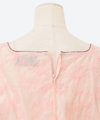 flower tulle embroidery top 6S