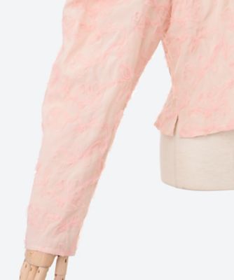 flower tulle embroidery top 6S