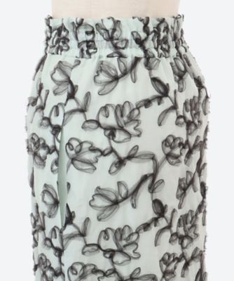 flower tulle embroidery skirt 6S