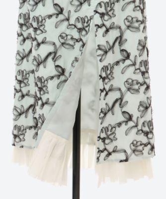 flower tulle embroidery skirt 6S