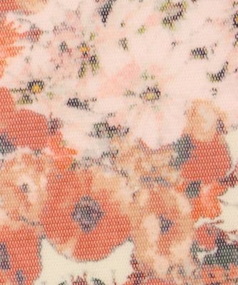 forest flower tulle print top 6S