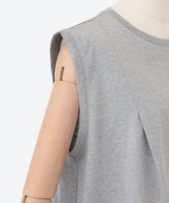 cotton sleeveless top 6S／10213 | leur