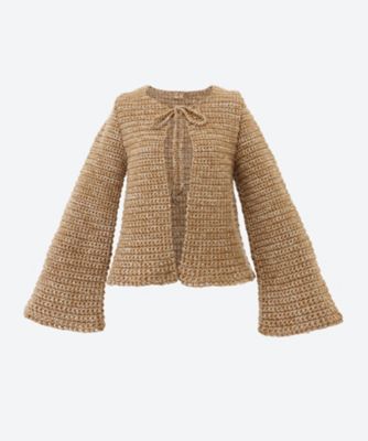 Gabriele Skucas (Women)/ガブリエラ スクーカス カーディガン Cardigan3 Sand トップス【三越伊勢丹/公式】