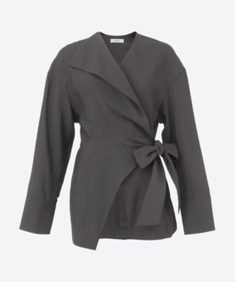 ＜AKIRANAKA (Women)＞Ｌｅｙｌａ　ｔｉｅ　ｗａｉｓｔ　ｓｈｉｒｔ　ＧＹ　ＡＲ２６０６―ＧＹ