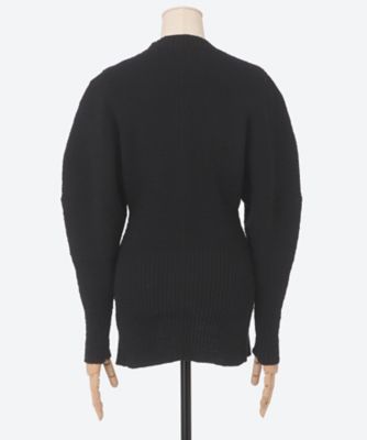 Greer crew neck knit cardigan BK