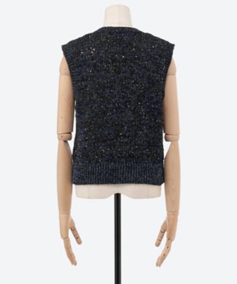 Lila Sequinned knit pullover BK 6S