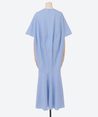 Aura stripe dress BL AR2613―BL
