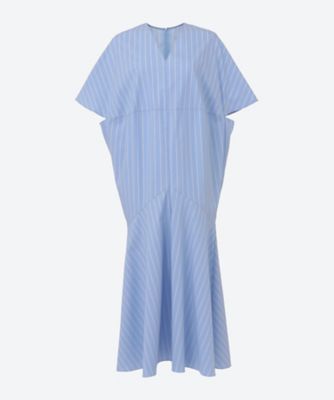 ＜AKIRANAKA (Women)＞Ａｕｒａ　ｓｔｒｉｐｅ　ｄｒｅｓｓ　ＢＬ　ＡＲ２６１３―ＢＬ