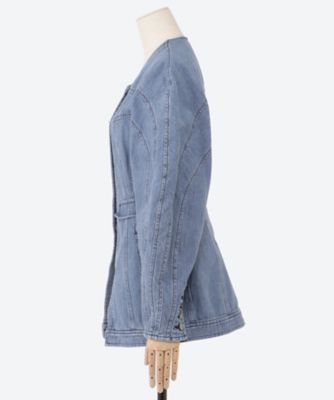 Judith denim jacket BL 6S／AR2622―BL