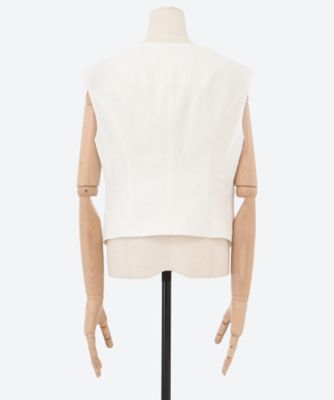Sesilia vest WH 6S／AR2626―WH | AKIRANAKA