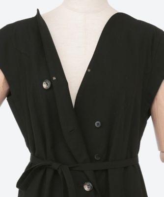 Sesilia asymmetry panel dress BK 6S