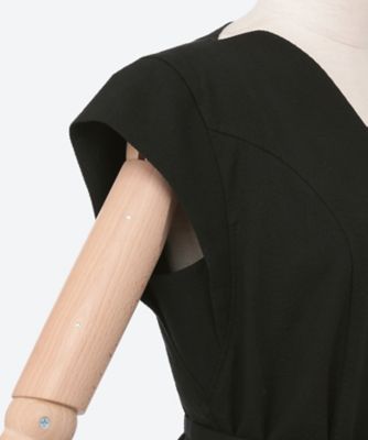 Sesilia asymmetry panel dress BK 6S