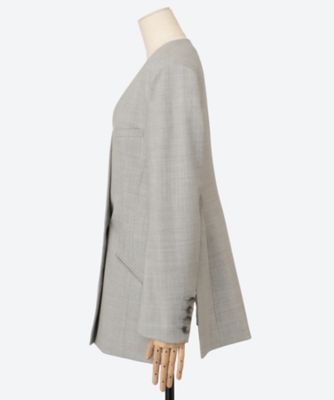 Heather side slit jacket GY 2638―GY