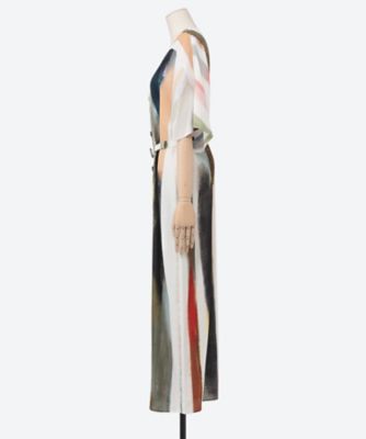 Empty stripe dress WH 6S／AR2643―WH