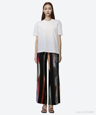 Empty stripe pants BK 6S／AR2645―BK