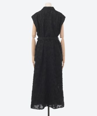 Block flower dress BK 6S／AR2648―BK