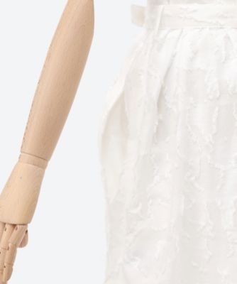 Block flower dress WH 6S／AR2648―WH