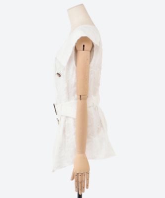 Block flower shirt WH 6S／AR2649―WH