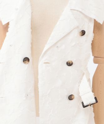 Block flower shirt WH 6S／AR2649―WH