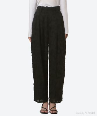 Block flower pants BK 6S／AR2650―BK