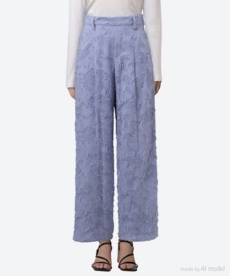 ＜AKIRANAKA (Women)＞Ｂｌｏｃｋ　ｆｌｏｗｅｒ　ｐａｎｔｓ　ＢＬ　６Ｓ／ＡＲ２６５０―ＢＬ