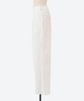 Block flower pants WH 6S／AR2650―WH