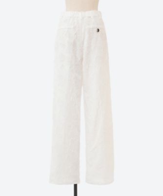 Block flower pants WH 6S／AR2650―WH