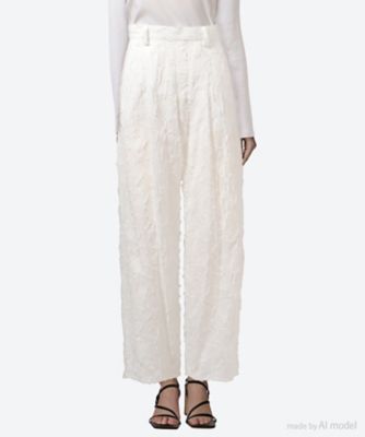 Block flower pants WH 6S／AR2650―WH