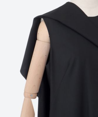 Tea drape panel dress BK 6S／AS2613
