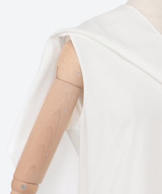 Tea drape panel dress WH 6S／AS2613