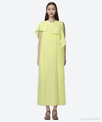 Tea drape panel dress YE 6S／AS2613