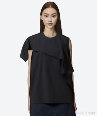 Tea drape panel pullover BK 6S