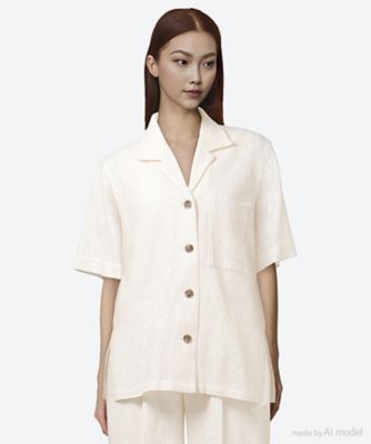 ＜AKIRANAKA (Women)＞Ｐｅｒｎｉｌｌａ　ｓｈｉｒｔ　ＷＨ　ＡＳ２６１６―ＷＨ