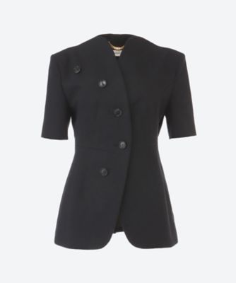 ＜AKIRANAKA (Women)＞Ｓｅｓｉｌｉａ　ｈａｌｆ　ｓｌｅｅｖｅ　ｊａｃｋｅｔ　ＢＫ　６Ｓ／ＡＳ２６３３―ＢＫ