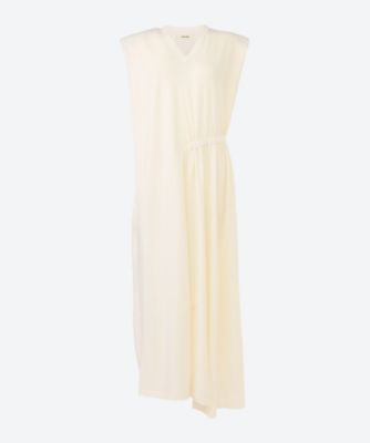 ＜AKIRANAKA (Women)＞Ｖａｎｅｓｓａ　ｋｎｉｔ　ｄｒｅｓｓ　ＷＨ　６Ｓ／ＡＳ２６３８―ＷＨ