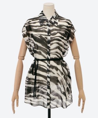 ＜AKIRANAKA (Women)＞Ｅａｒｔｈ　Ｐａｌｌｅｔ　ｓｈｉｒｔ　ＢＫ　６Ｓ／ＡＳ２６４１―ＢＫ