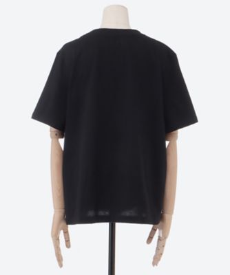Line portrait T―shirt BK 6S／AS2648