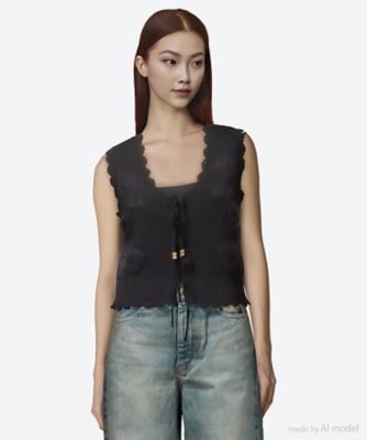 ＜GANNI (Women)＞ベスト　６Ｓ／Ａ１０７００４３