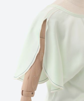のん最終出品ヴィクトリアベッカム ドルマンスリーブ　サイドタイブラウス ブラウス 6S／1126WTP006579A | Victoria Beckham