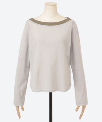 Kintsugi” Velour Jersey Square Neck