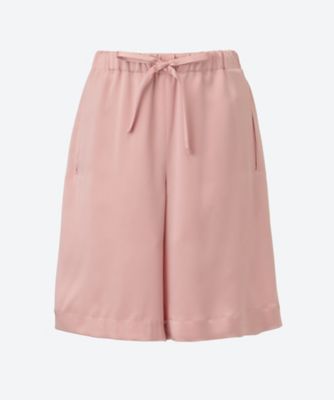 ＜OVERCOAT (Women)＞ハーフパンツ　Ｓｉｌｋ　Ｄｒａｗｓｔｒｉｎｇ　Ｓｈｏｒｔｓ　Ｓ２６Ｐ０３９―ＯＫＳＩ