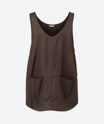 ＜IHNN (Women)＞Ｐａｎｅｌｅｄ　Ｓａｔｉｎ　Ｔａｎｋ　Ｔｏｐ　６Ｓ／ＩＤ２６Ｓ―ＴＰ０１―１