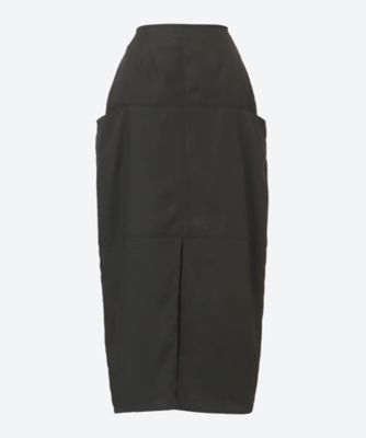 ＜IHNN (Women)＞Ｐａｎｅｌｅｄ　Ｓａｔｉｎ　Ｓｋｉｒｔ　６Ｓ／ＩＤ２６Ｓ―ＳＫ０４―１