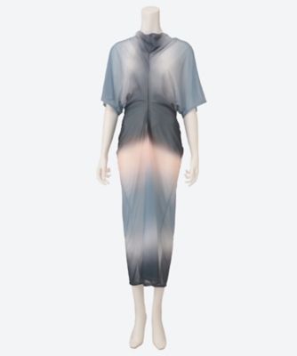 ＜IHNN (Women)＞Ｔｗｉｓｔ―Ｗａｉｓｔ　Ｐｒｉｎｔ　Ｌｏｎｇ　Ｄｒｅｓｓ　６Ｓ／ＩＤ２６Ｓ―ＯＰ０２