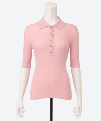 ＜babaco (Women)＞Ｅｙｅｌｅｔ　Ｃａｂｌｅ　Ｐｏｌｏ　６Ｓ／ＢＡ０１―ＴＧ７０