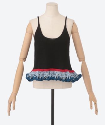 ＜babaco (Women)＞Ｒｕｆｆｌｅ―Ｈｅｍ　Ｃａｍｉｓｏｌｅ　６Ｓ／ＢＡ０１―ＦＫ３０